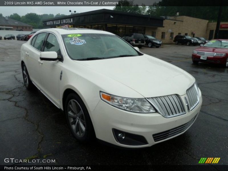 White Chocolate Tri-Coat / Cashmere 2009 Lincoln MKS AWD Sedan
