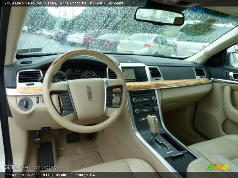 White Chocolate Tri-Coat / Cashmere 2009 Lincoln MKS AWD Sedan
