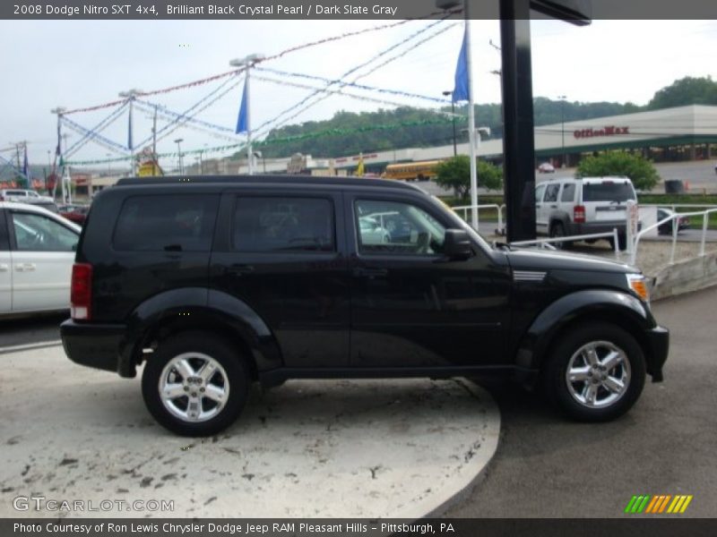 Brilliant Black Crystal Pearl / Dark Slate Gray 2008 Dodge Nitro SXT 4x4