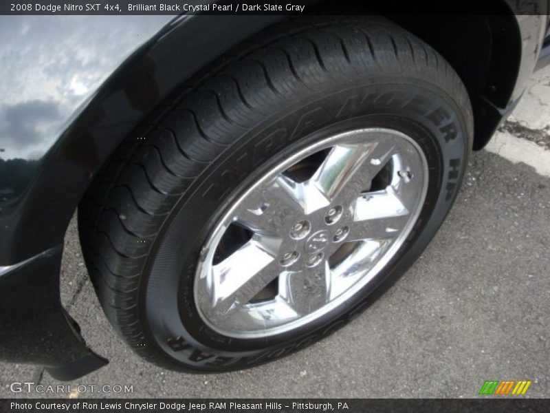 Brilliant Black Crystal Pearl / Dark Slate Gray 2008 Dodge Nitro SXT 4x4
