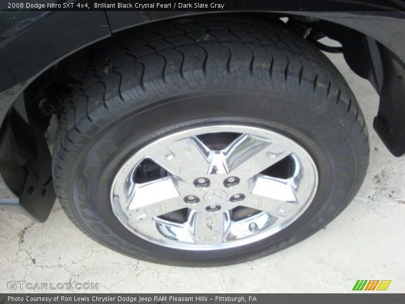 Brilliant Black Crystal Pearl / Dark Slate Gray 2008 Dodge Nitro SXT 4x4