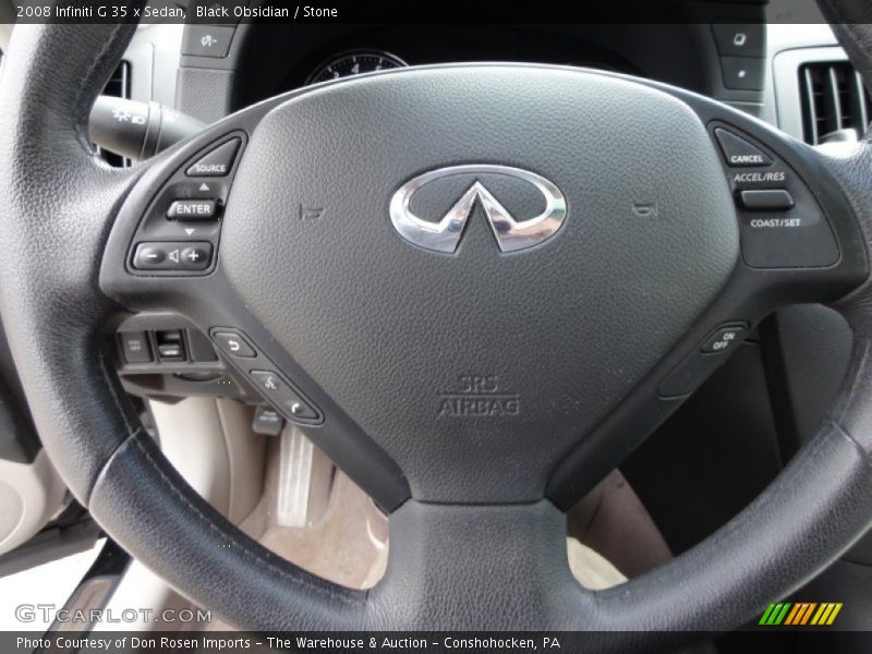 Black Obsidian / Stone 2008 Infiniti G 35 x Sedan