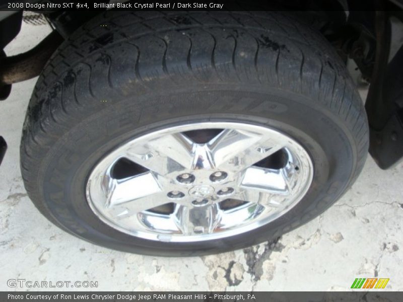 Brilliant Black Crystal Pearl / Dark Slate Gray 2008 Dodge Nitro SXT 4x4