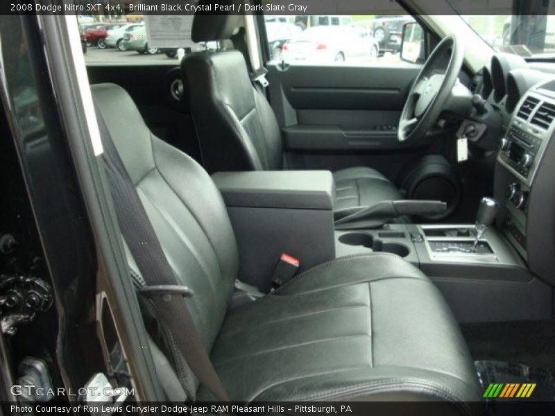 Brilliant Black Crystal Pearl / Dark Slate Gray 2008 Dodge Nitro SXT 4x4