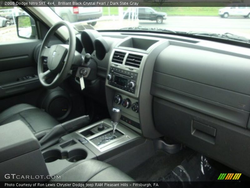 Brilliant Black Crystal Pearl / Dark Slate Gray 2008 Dodge Nitro SXT 4x4