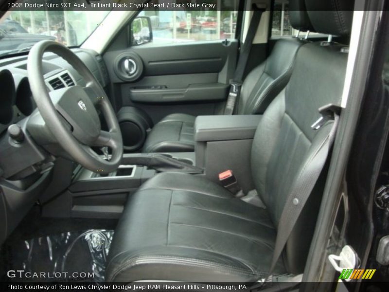 Brilliant Black Crystal Pearl / Dark Slate Gray 2008 Dodge Nitro SXT 4x4