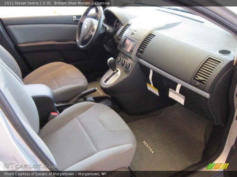 Brilliant Silver Metallic / Charcoal 2011 Nissan Sentra 2.0 SR