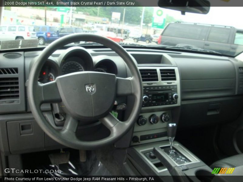Brilliant Black Crystal Pearl / Dark Slate Gray 2008 Dodge Nitro SXT 4x4