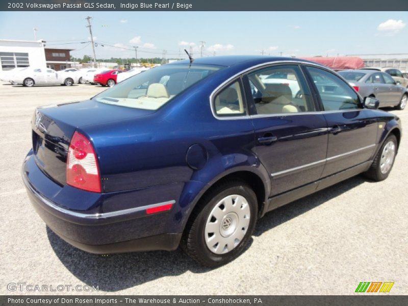 Indigo Blue Pearl / Beige 2002 Volkswagen Passat GLS Sedan