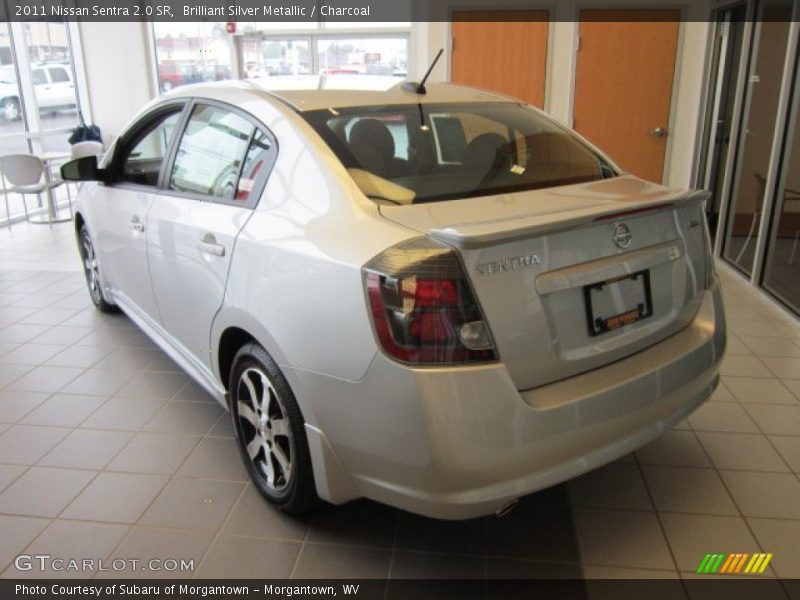 Brilliant Silver Metallic / Charcoal 2011 Nissan Sentra 2.0 SR