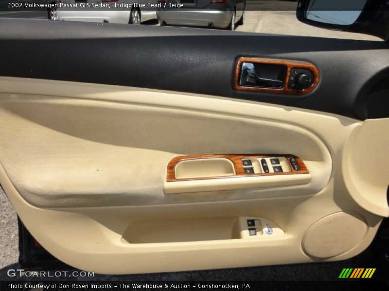 Indigo Blue Pearl / Beige 2002 Volkswagen Passat GLS Sedan