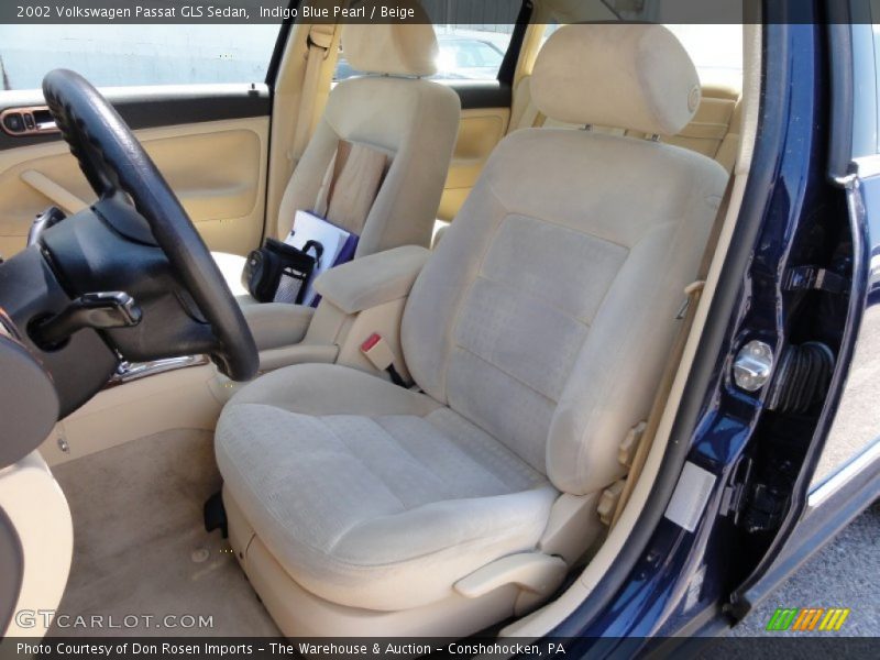 Indigo Blue Pearl / Beige 2002 Volkswagen Passat GLS Sedan