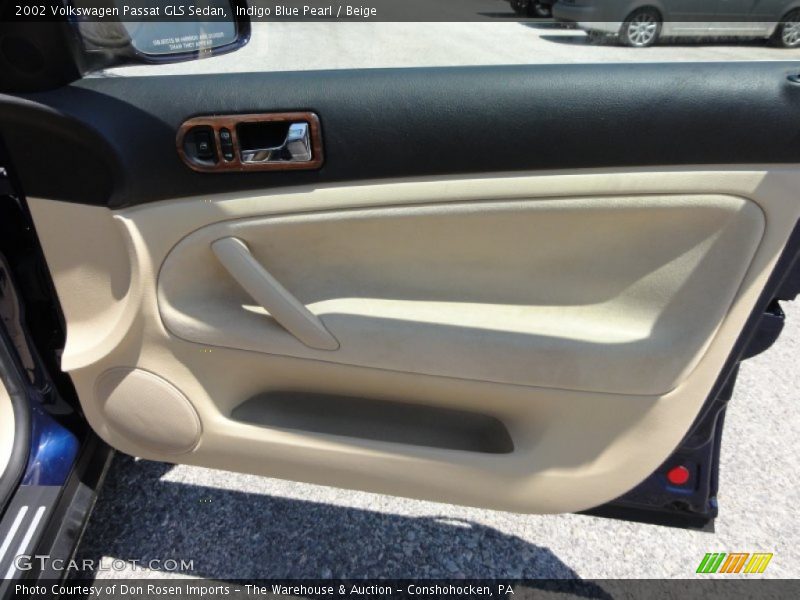 Indigo Blue Pearl / Beige 2002 Volkswagen Passat GLS Sedan
