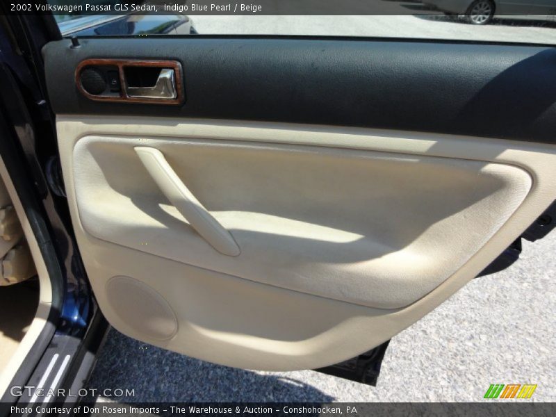 Indigo Blue Pearl / Beige 2002 Volkswagen Passat GLS Sedan