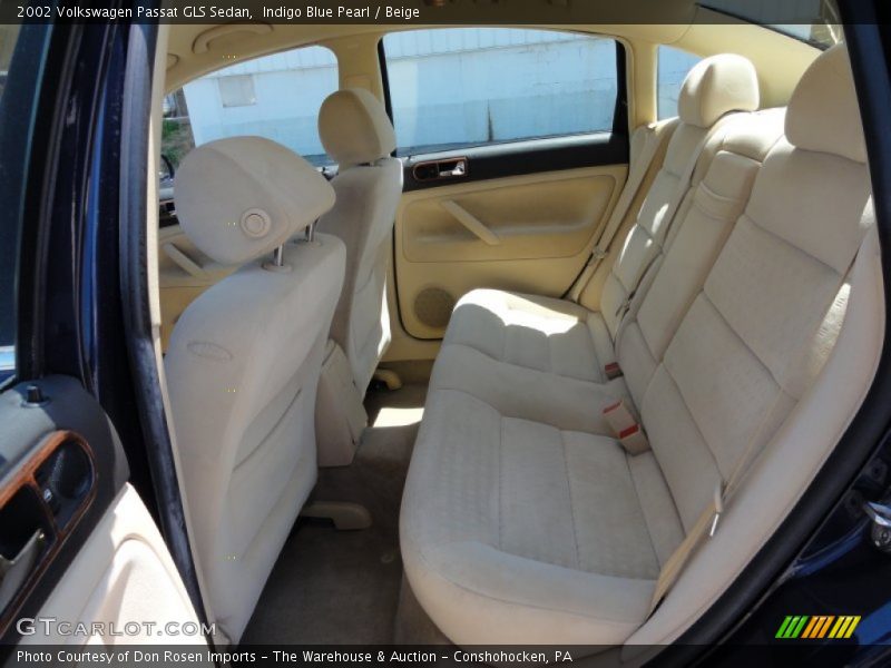 Indigo Blue Pearl / Beige 2002 Volkswagen Passat GLS Sedan