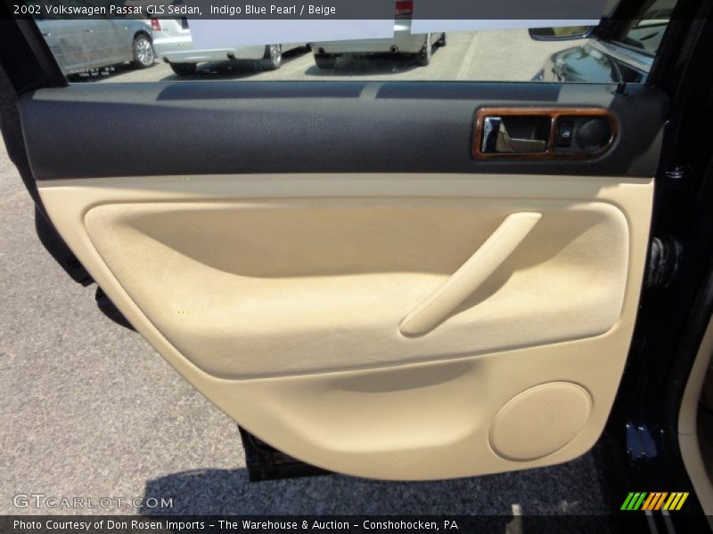 Indigo Blue Pearl / Beige 2002 Volkswagen Passat GLS Sedan