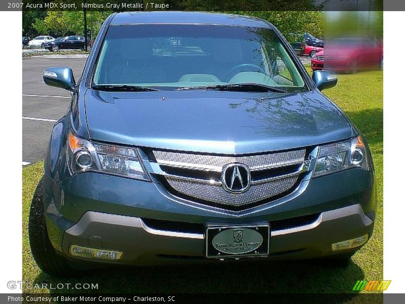 Nimbus Gray Metallic / Taupe 2007 Acura MDX Sport