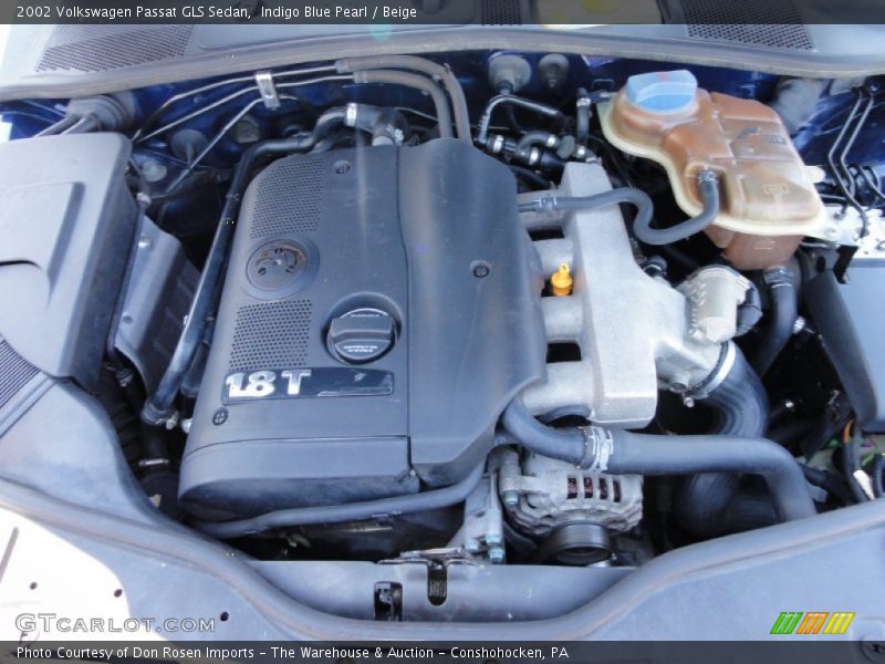 Indigo Blue Pearl / Beige 2002 Volkswagen Passat GLS Sedan