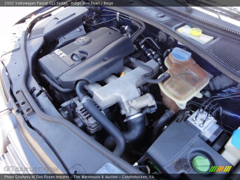 Indigo Blue Pearl / Beige 2002 Volkswagen Passat GLS Sedan