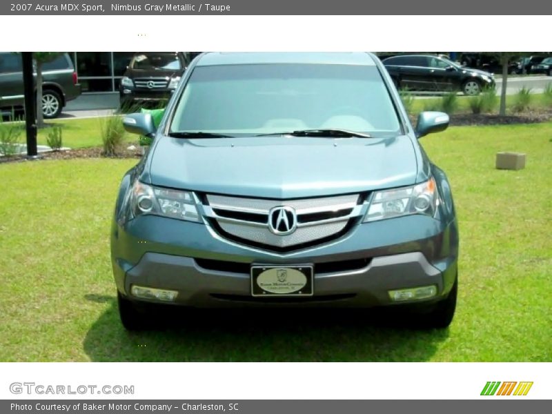 Nimbus Gray Metallic / Taupe 2007 Acura MDX Sport