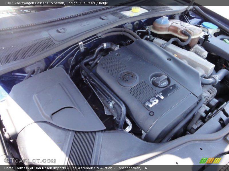 Indigo Blue Pearl / Beige 2002 Volkswagen Passat GLS Sedan