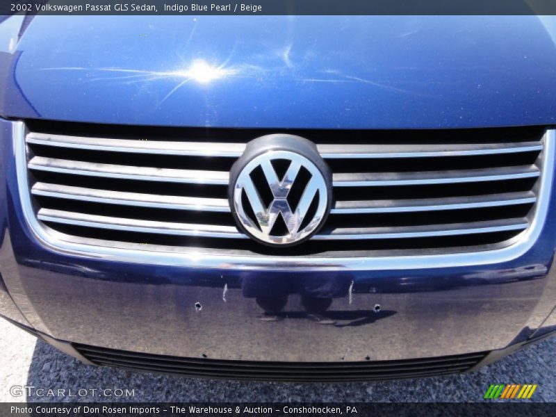 Indigo Blue Pearl / Beige 2002 Volkswagen Passat GLS Sedan