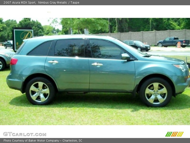 Nimbus Gray Metallic / Taupe 2007 Acura MDX Sport