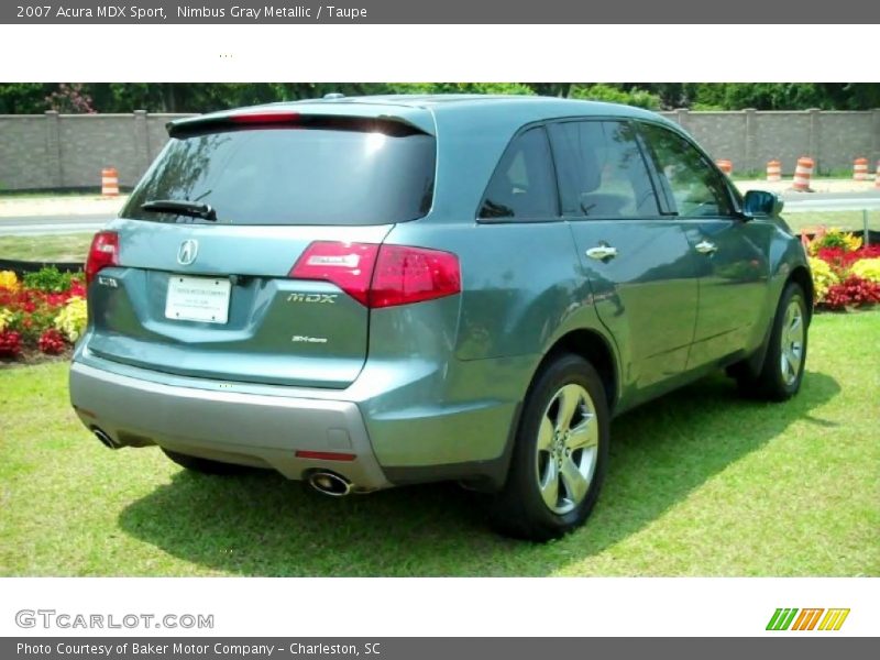 Nimbus Gray Metallic / Taupe 2007 Acura MDX Sport