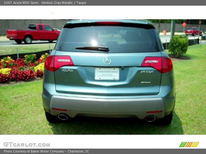 Nimbus Gray Metallic / Taupe 2007 Acura MDX Sport