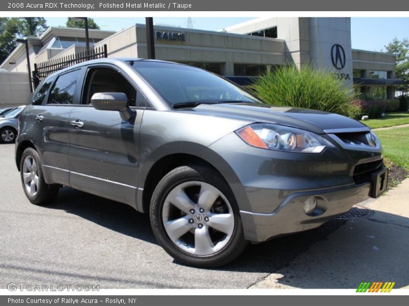 Polished Metal Metallic / Taupe 2008 Acura RDX Technology