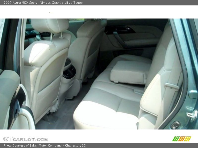 Nimbus Gray Metallic / Taupe 2007 Acura MDX Sport