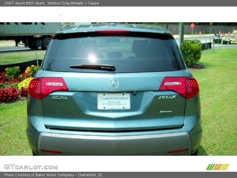 Nimbus Gray Metallic / Taupe 2007 Acura MDX Sport