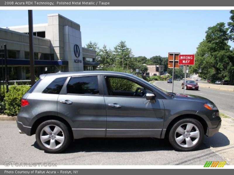 Polished Metal Metallic / Taupe 2008 Acura RDX Technology