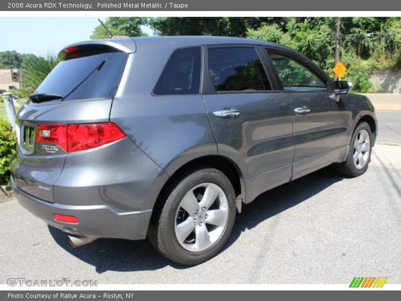 Polished Metal Metallic / Taupe 2008 Acura RDX Technology