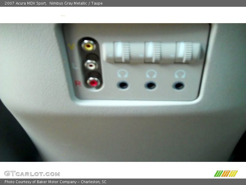 Nimbus Gray Metallic / Taupe 2007 Acura MDX Sport