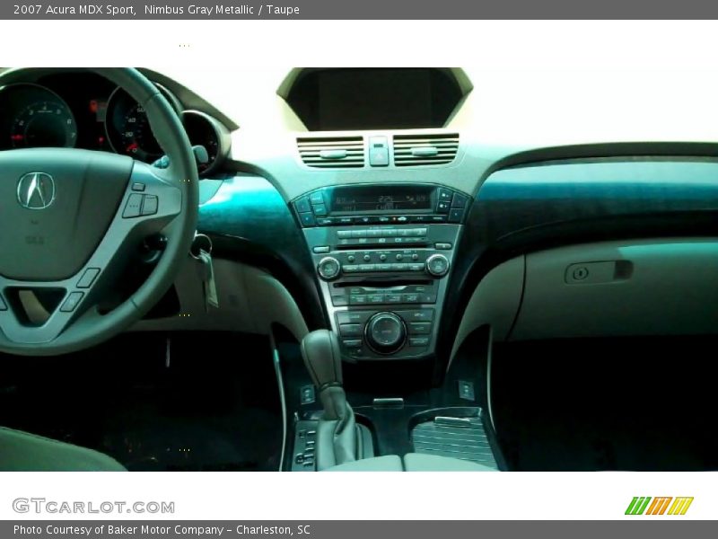 Nimbus Gray Metallic / Taupe 2007 Acura MDX Sport