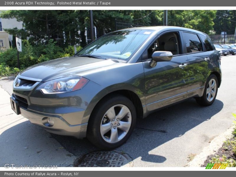 Polished Metal Metallic / Taupe 2008 Acura RDX Technology