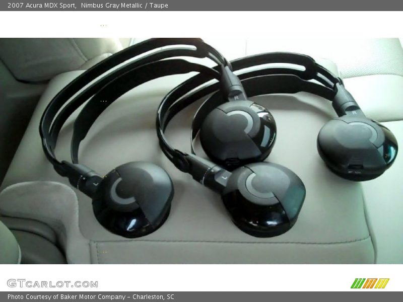 Nimbus Gray Metallic / Taupe 2007 Acura MDX Sport