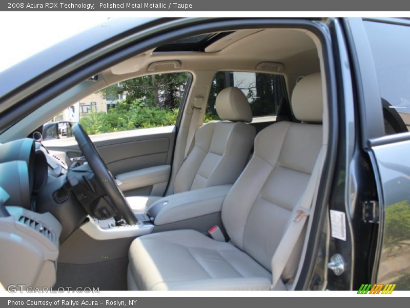 Polished Metal Metallic / Taupe 2008 Acura RDX Technology