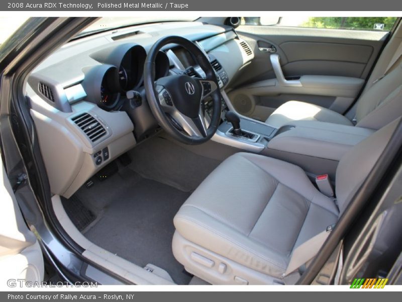 Polished Metal Metallic / Taupe 2008 Acura RDX Technology