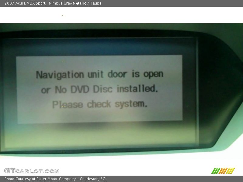 Nimbus Gray Metallic / Taupe 2007 Acura MDX Sport
