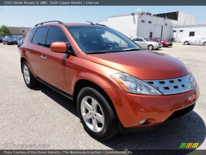 Sunlit Copper Metallic / Charcoal 2003 Nissan Murano SL AWD