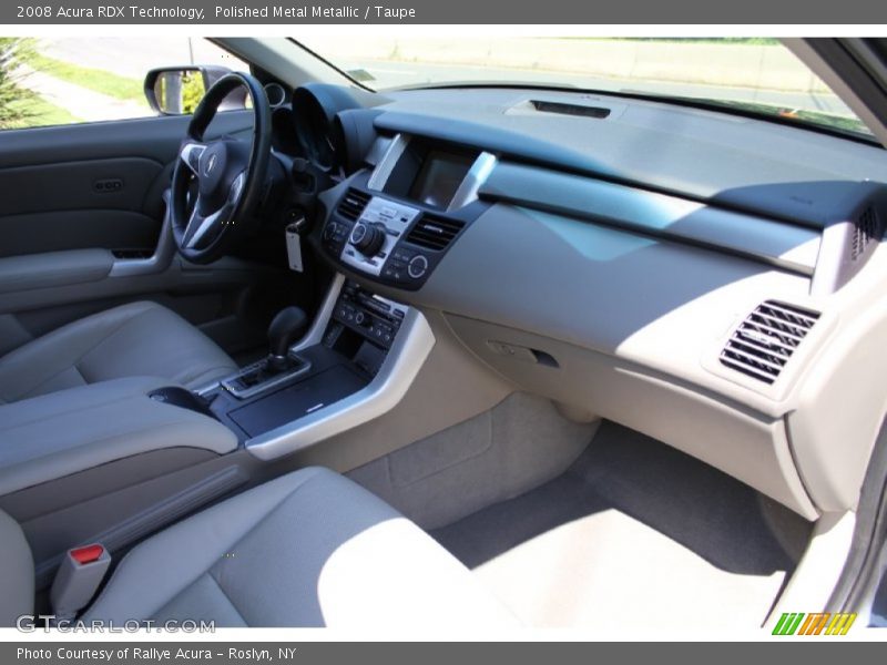 Polished Metal Metallic / Taupe 2008 Acura RDX Technology