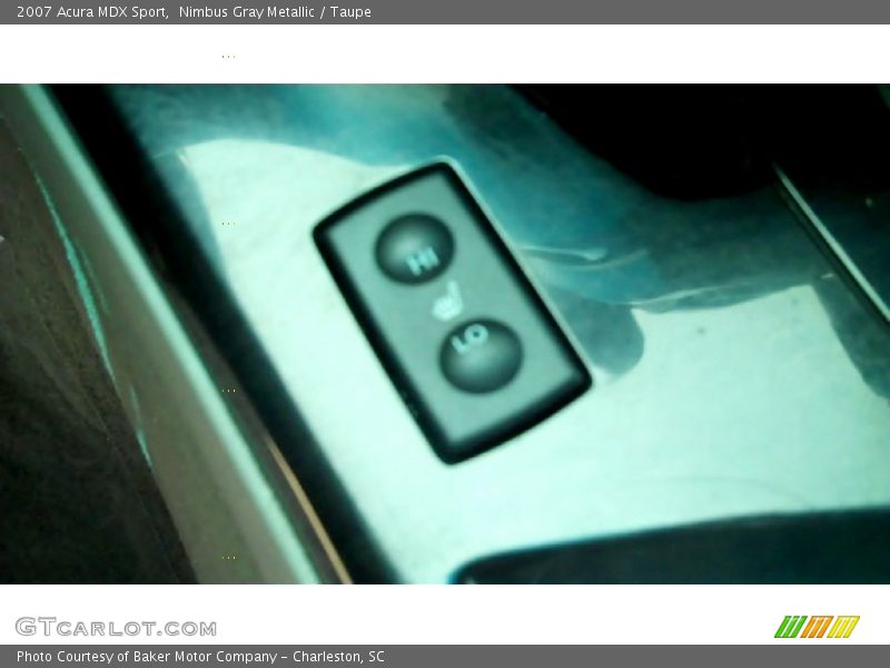 Nimbus Gray Metallic / Taupe 2007 Acura MDX Sport