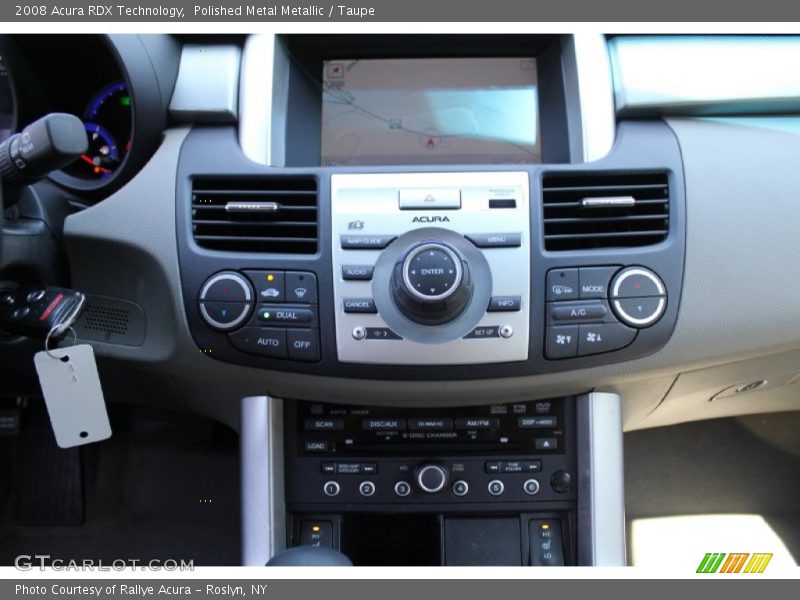 Polished Metal Metallic / Taupe 2008 Acura RDX Technology
