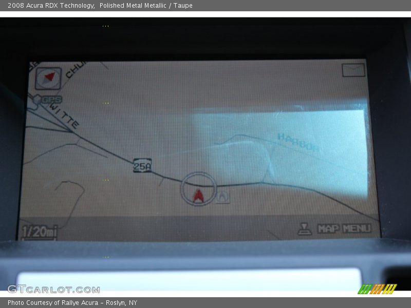 Polished Metal Metallic / Taupe 2008 Acura RDX Technology