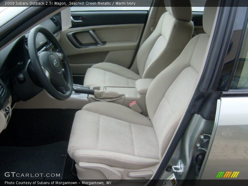  2009 Outback 2.5i Wagon Warm Ivory Interior
