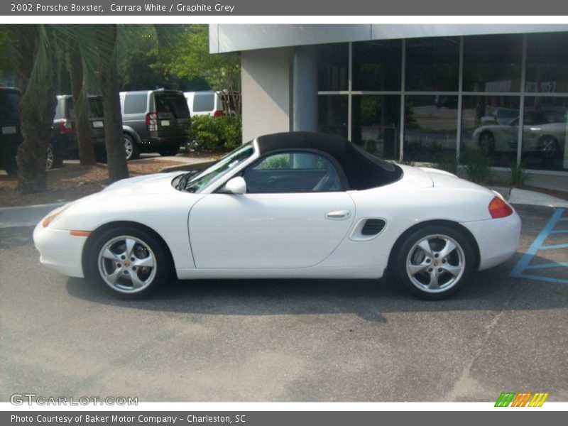 Carrara White / Graphite Grey 2002 Porsche Boxster