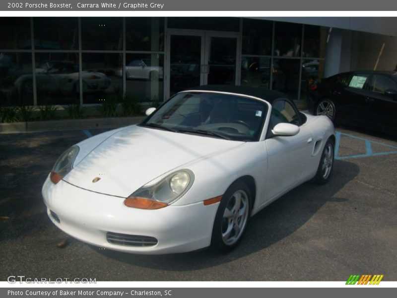 Carrara White / Graphite Grey 2002 Porsche Boxster