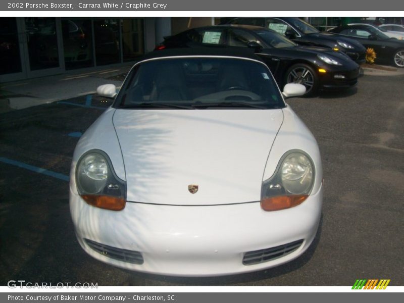 Carrara White / Graphite Grey 2002 Porsche Boxster